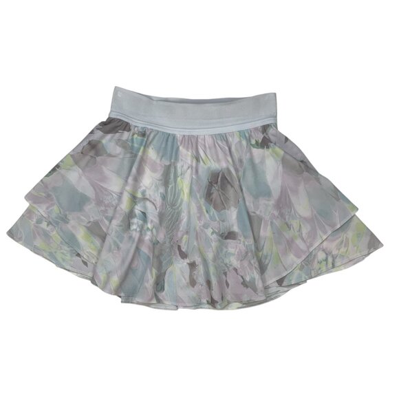 Lululemon Court Rival HR Skirt 4 NOUVEAU MARBLE Meadow Sweet Pink Multi Tennis - Picture 1 of 14